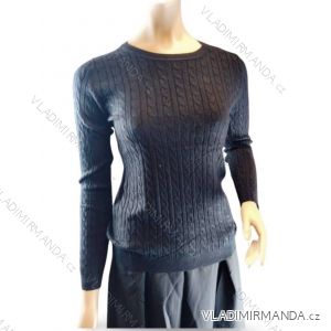 Women's Long Sleeve Knitted Sweater (S/M ONE SIZE) ITALIAN FASHION IMM22FD9073