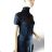 Women's Short Sleeve Turtleneck Knitted T-Shirt (S/M ONE SIZE) ITALIAN FASHION IMWCJ23023 béžová S/M
