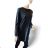 Women's Plus Size Long Sleeve Tunic (XL/2XL/3XL ONE SIZE) ITALIAN FASHION IM423616 L/XL black