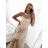 Elegant formal dress with straps for women (S / M ONE SIZE) ITALIAN FASHION IM321576 Colour   red Size   S/M