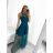 Elegant formal dress with straps for women (S / M ONE SIZE) ITALIAN FASHION IM321576 Colour   red Size   S/M