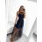 Elegant formal dress with straps for women (S / M ONE SIZE) ITALIAN FASHION IM321576 Colour   red Size   S/M