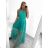 Elegant formal dress with straps for women (S / M ONE SIZE) ITALIAN FASHION IM321576 Colour   red Size   S/M