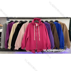 Women's Long Sleeve Bomber Jacket (S/M/L ONE SIZE) ITALIAN FASHION IMWD23470