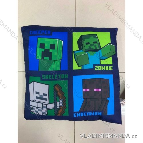 Polštář minecraft dětský chlapecký (40x40cm) SETINO MNC23-8007