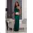 Women's Strapless Long Satin Party Dress (34-42) POLISH FASHION PMLEL24NATHALIE Green 40