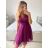 Women's Strapless Short Party Dress (S/M ONE SIZE) ITALIAN FASHION IMPSH23C662 dark green S / M