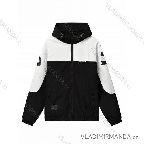 Bunda větrovka na zip s kapucí dlouhý rukáv pánská (M-2XL) GLO-STORY GLO24MFY-4387