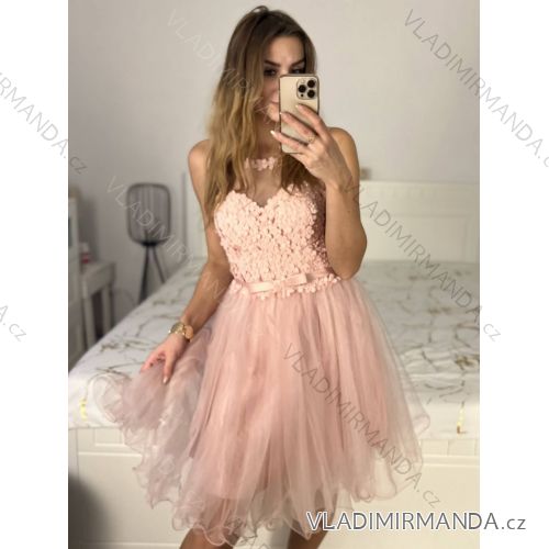 Long dress for women (UNI s-m) ITALIAN FASHION IMM20FL5620 S/M pink