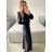 Women's Long Long Sleeve Party Dress (S/M ONE SIZE) ITALIAN FASHION IMM23056