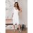 Women's Plus Size (42-46) Long Elegant Party Sleeveless Dress POLISH FASHION PMLBC23265-10 white 34