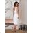 Women's Plus Size (42-46) Long Elegant Party Sleeveless Dress POLISH FASHION PMLBC23265-10 white 34
