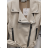 Women's Short Leather Long Sleeve Jacket (S/M ONE SIZE) ITALIAN FASHION IMPLI2416063