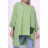 Women's Long Sleeve Tie Up Tunic (S/M ONE SIZE) ITALIAN FASHION IMPLI2234663