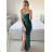 Elegant formal dress with straps for women (S / M ONE SIZE) ITALIAN FASHION IM321576