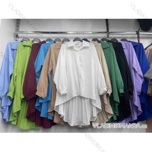 Langärmliges Damen-Langarmshirt mit Gürtel (S/M EINHEITSGRÖSSE) ITALIAN FASHION IMWD233305