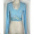 Women's Long Sleeve Crop Top (S/M ONE SIZE) ITALIAN FASHION IMPBB23B10882