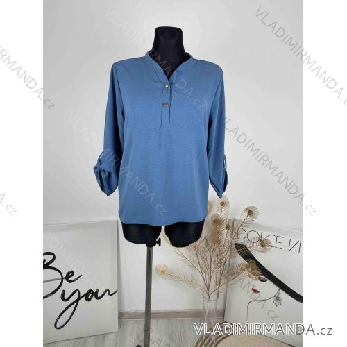 Tunic Shirt Long Sleeve Women's Plus Size (36-44) POLISH FASHION PMWH24001