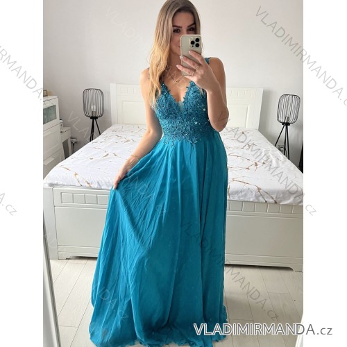 Sexy mini strapless dress for women (S / M ONE SIZE) ITALIAN FASHION IMM22922 S/M blue