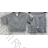 Souprava kraťasy a croptop dámská (S/M ONE SIZE) ITALSKÁ MÓDA IMPMD2482328L