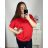 Tunic with pendant short sleeve women's plus size (3XL/4XL ONE SIZE) ITALIAN FASHION IMC23020