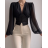 Women's Elegant Long Sleeve Croptop (S/M ONE SIZE) ITALIAN FASHION IMPLS2431834