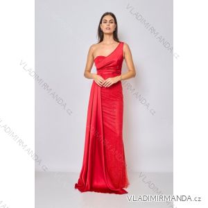 Langes, elegantes, trägerloses Partykleid für Damen (SL) FRENCH FASHION FMPEL23DORIANE