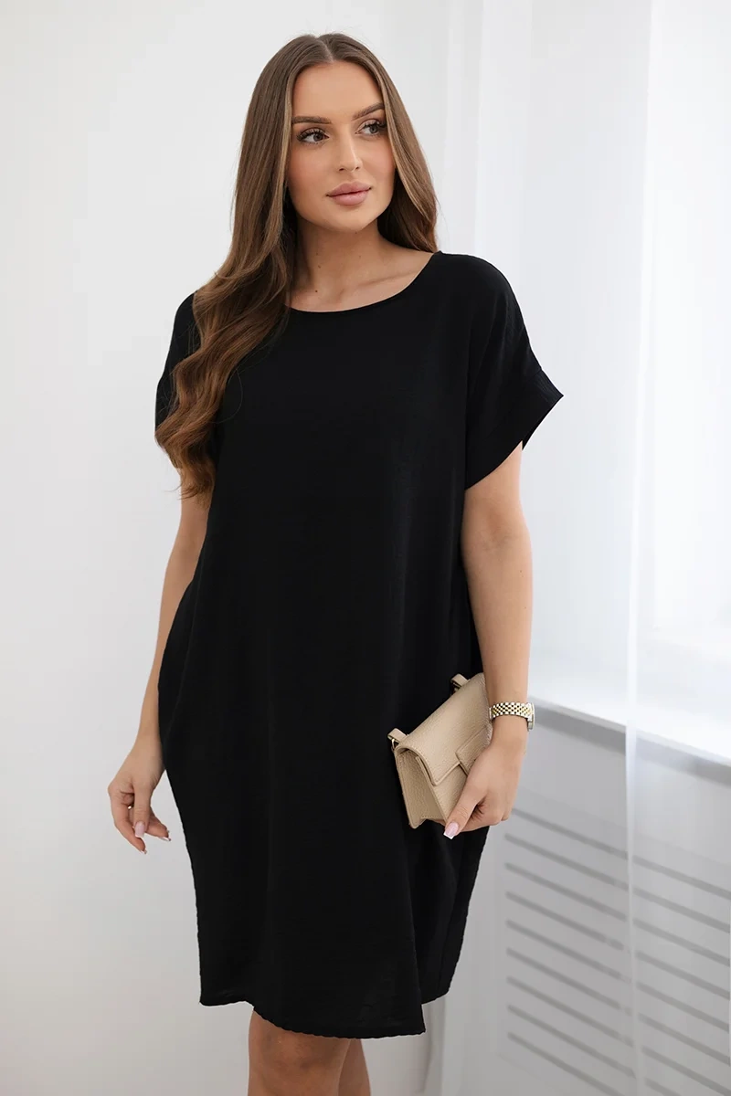 Black dress with pockets