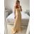 Women's Long Summer Elegant Strapless Dress (S/M ONE SIZE) ITALIAN FASHION IMPBB23B23687