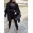 Women's Long Sleeve Knitted Sweater (S/M ONE SIZE) ITALIAN FASHION IMWAE23047