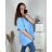 Women's Plus Size Oversize Short Sleeve Tunic (XL/2XL/3XL/4XL/5XL ONE SIZE) ITALIAN FASHION IMBM23SEE