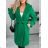 Women's Long Sleeve Hoodie Dress (S / M ONE SIZE) ITALIAN FASHION IMWA216095
