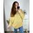 Women's Plus Size Long Sleeve Batwing Long Sleeve Sweater (3XL/4XL/5XL ONE SIZE) ITALIAN FASHION IMC22747/DR 4XL/5XL Beige