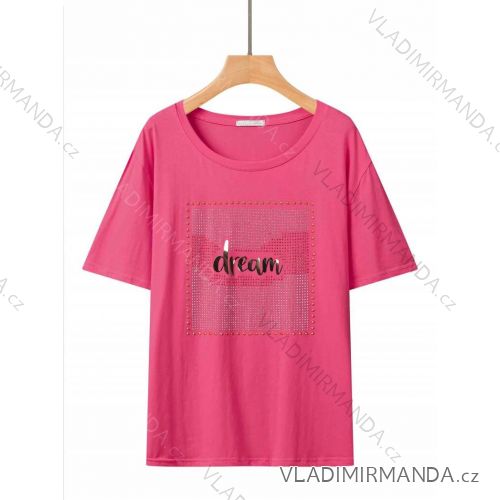 Tričko krátký rukáv dámské nadrozměr (2XL-5XL) GLO-STORY GLO24WPO-4560