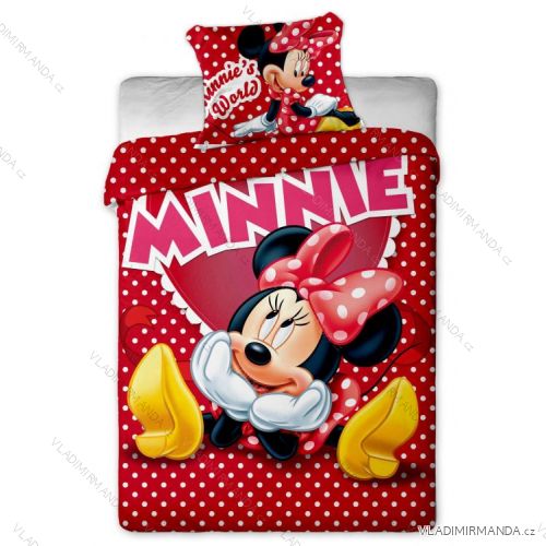 Povlečení minnie dětské dívčí (140*200) JARRY FABRICS MINNIEHEARTS