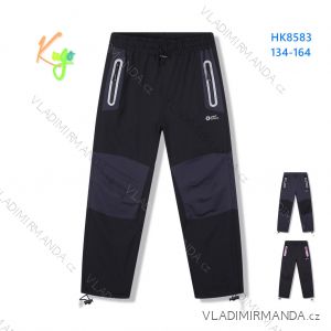 Kalhoty softshell slabé dorost dívčí a chlapecké (134-164) KUGO HK8583