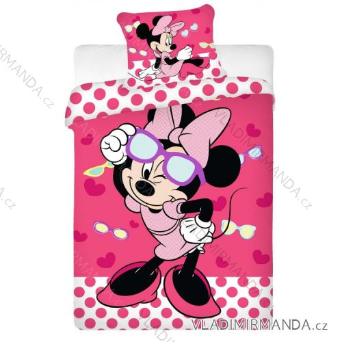 Povlečení minnie dětské dívčí (140*200) JARRY FABRICS MINNIEGLASSES