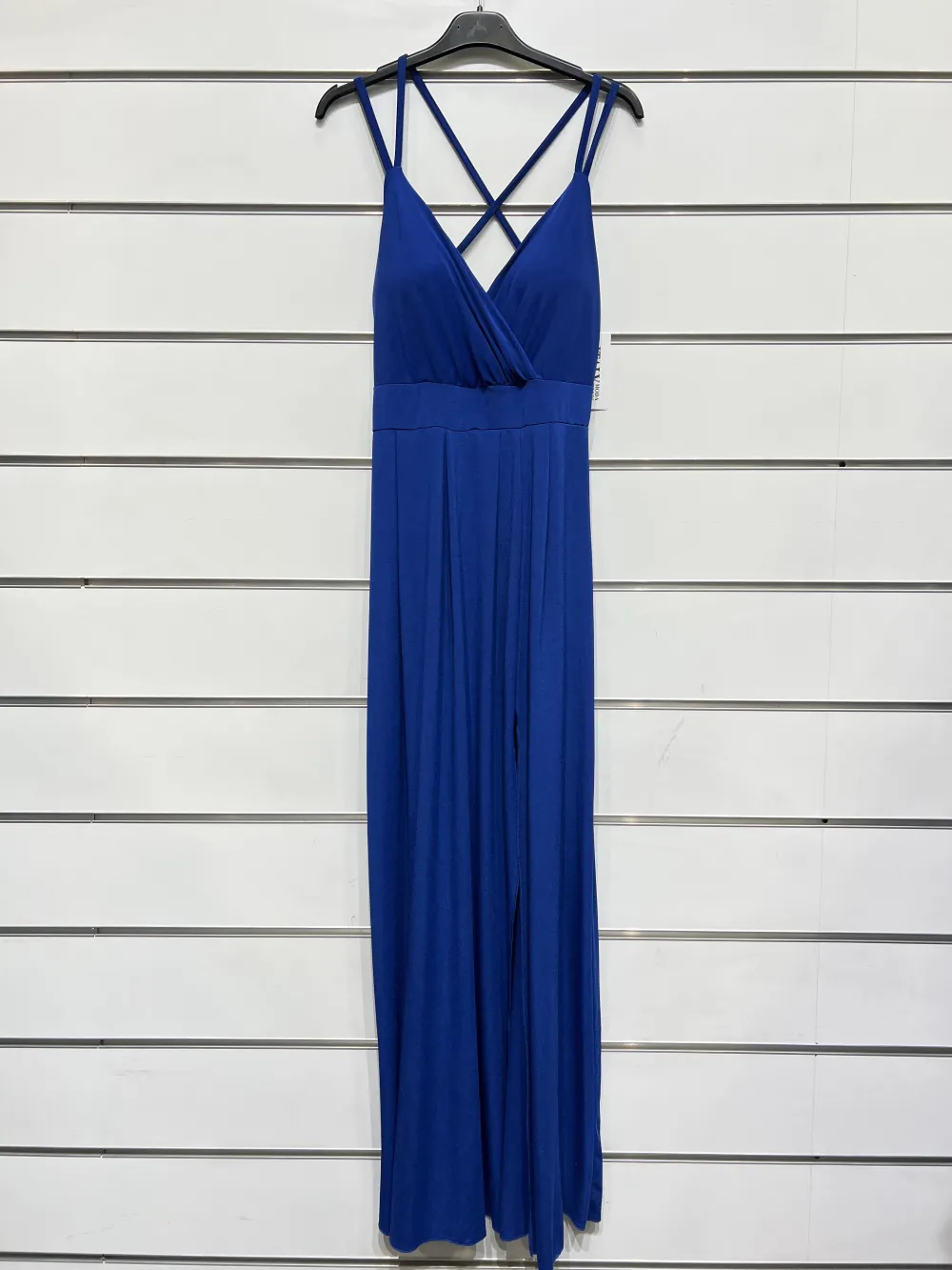 Women's Strapless Short Party Dress (S/M ONE SIZE) ITALIAN FASHION IMPSH23C662 blue S / M