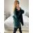 Women's Long Sleeve Alpaca Coat (S/M/L ONE SIZE) ITALIAN FASHION IMWCW23010