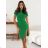 Women's Warm Long Sleeve Knitted Dress (S/M ONE SIZE) ITALIAN FASHION IMD221070