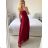 Women's Long Elegant Chiffon Sleeveless Dress (S/M ONE SIZE) ITALIAN FASHION IM423265