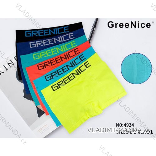 Men's Boxer Shorts Plus Size (M-2XL) GREENICE GREE244924