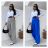 Women's Long Summer Pants with Belt (S/M ONE SIZE) ITALIAN FASHION IMD24080