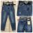 Rifle jeans dlouhé dámské  (M-3XL) M.SARA MSR24M399-4