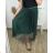 Women's Long Denim Skirt (S/M/L ONE SIZE) ITALIAN FASHION IMD24020