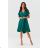 Women's short sleeve party dress (36-50) POLISH FASHION PMLMR23LUNA-1 -   Green
 -   52