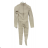 Women's Long Elegant Long Sleeve Jumpsuit (S/M ONE SIZE) ITALIAN FASHION IMWA23289 -   zelená khaki -   S / M