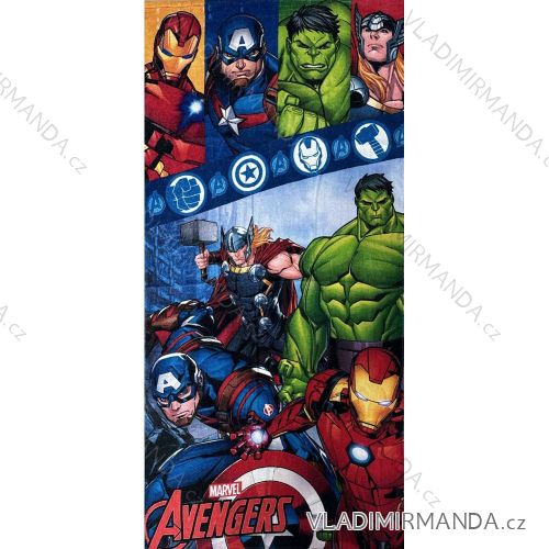 Osuška plážová avengers dětská chlapecká (70x140 cm) SETINO AVE24-1001C