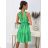 Women's Long Chiffon Short Sleeve Dress (S/M ONE SIZE) ITALIAN FASHION IMWGM23456