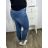 Rifle jeans dlouhé dámské  (M-3XL) M.SARA MSR24M399-4